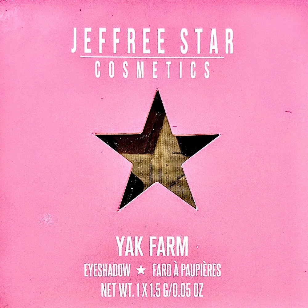 Jeffree Star Cosmetics Artistry Single Eyeshadow, Ranch Yak Farm Chocolate Brown